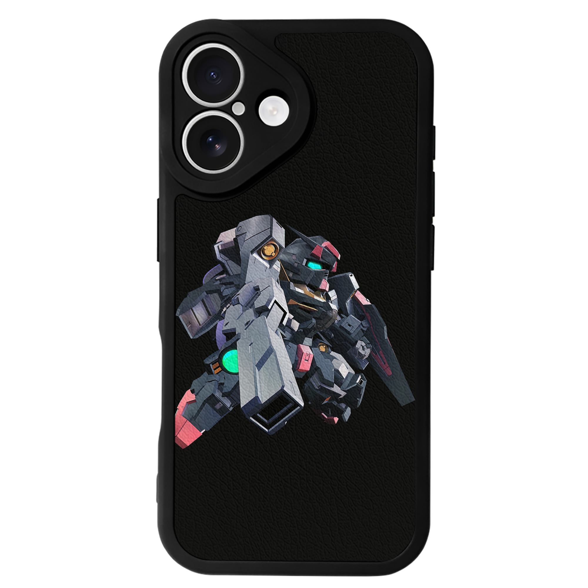 （画像用） 機動戦士ガンダム Mobile Suit Gundam 【iPhone 16シリーズ対応】シリコンスマホケース（レザー調） 材質：シリコン